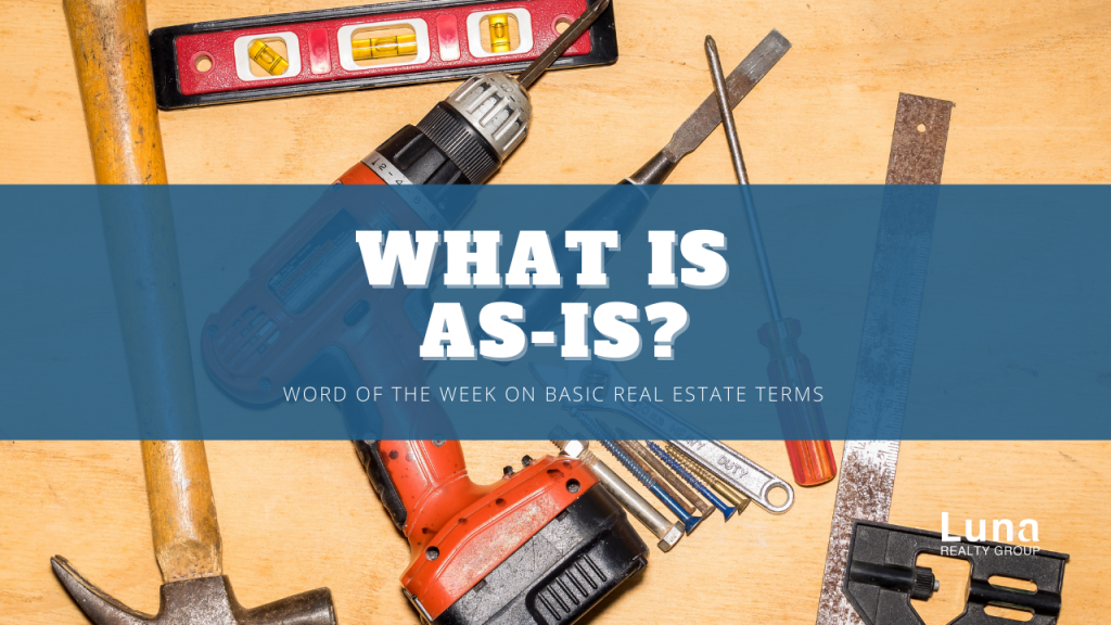 What is as-is?