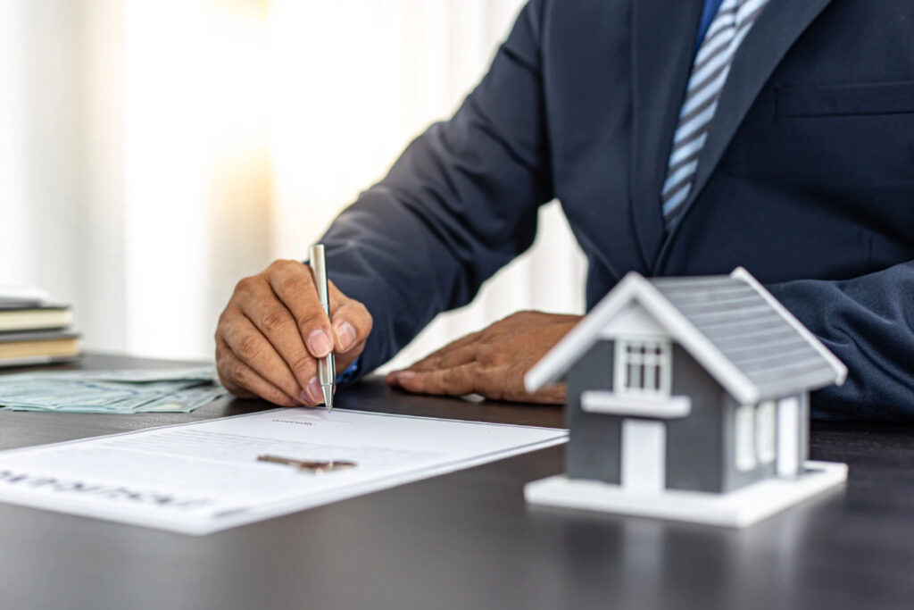 Homeowner comparing local home prices before listing