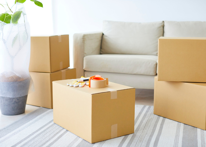 Home staging preparation in Berwyn house before listing